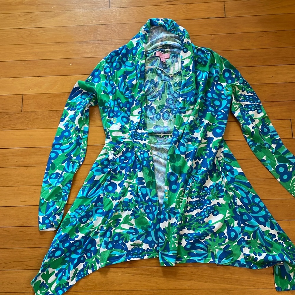 Lilly Pulitzer flowy cardigan